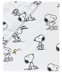 Lambs & Ivy Classic Snoopy Fitted Baby Crib Sheet
