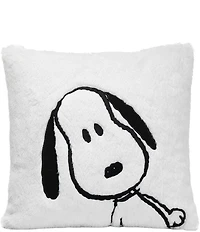 Lambs & Ivy Classic Snoopy Furry Decorative Nursery Throw Pillow