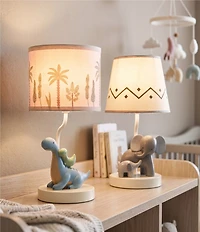 Lambs & Ivy Dino-Might Custom Designed 3D Dinosaur Nursery Lamp with Shade