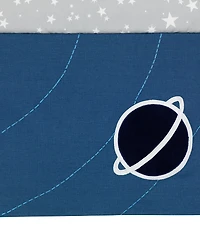 Lambs & Ivy Milky Way Collection Space Galaxy 4-Piece Nursery Baby Crib Bedding Set