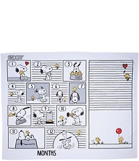 Lambs & Ivy Snoopy Milestone Photo Opportunity Fleece Baby Blanket