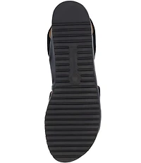 L'Amour Des Pieds Aizling Suede Platform Wedge Slip on Sandals