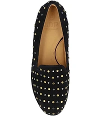 L'amour Des Pieds Cailene Kid Suede Studded Loafers