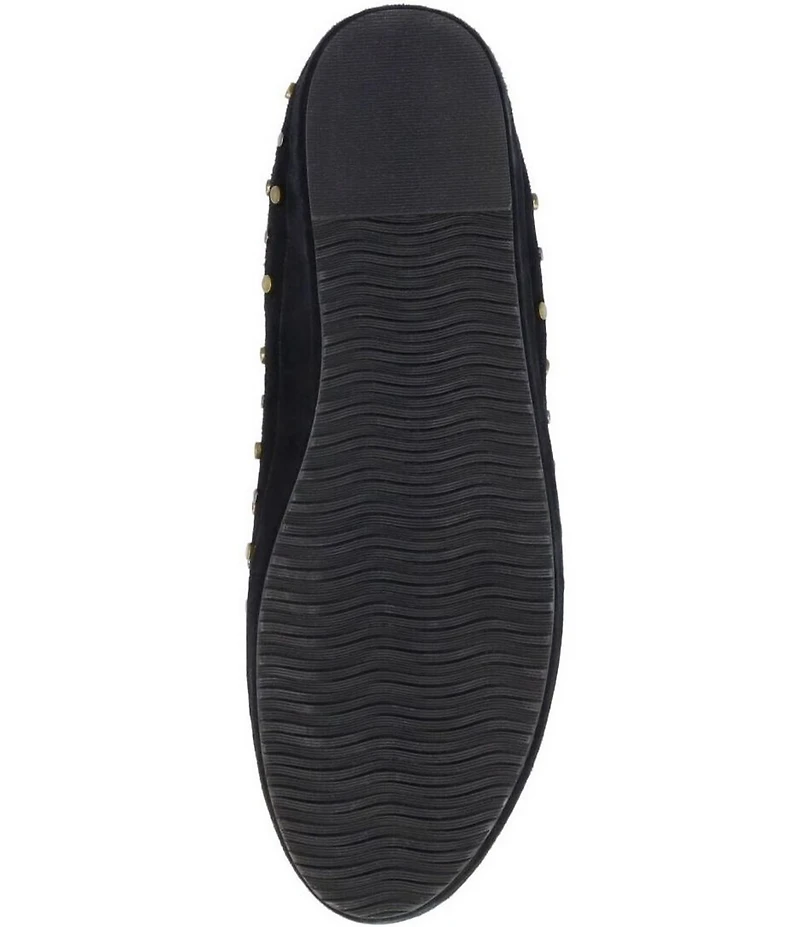 L'amour Des Pieds Cailene Kid Suede Studded Loafers