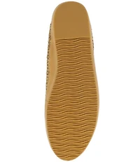 L'Amour Des Pieds Carlow Woven Raffia Platform Wedge Loafers