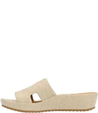 L'Amour Des Pieds Catiana Linen Slide Sandals