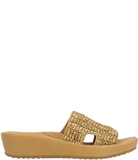 L'Amour Des Pieds Catiana Woven Raffia Slide Sandals