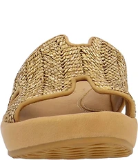 L'Amour Des Pieds Catiana Woven Raffia Slide Sandals