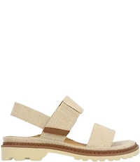 L'Amour Des Pieds Delphina Linen Sandals