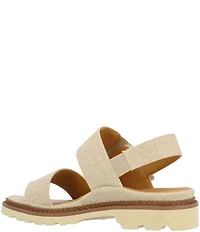 L'Amour Des Pieds Delphina Linen Sandals