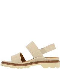 L'Amour Des Pieds Delphina Linen Sandals