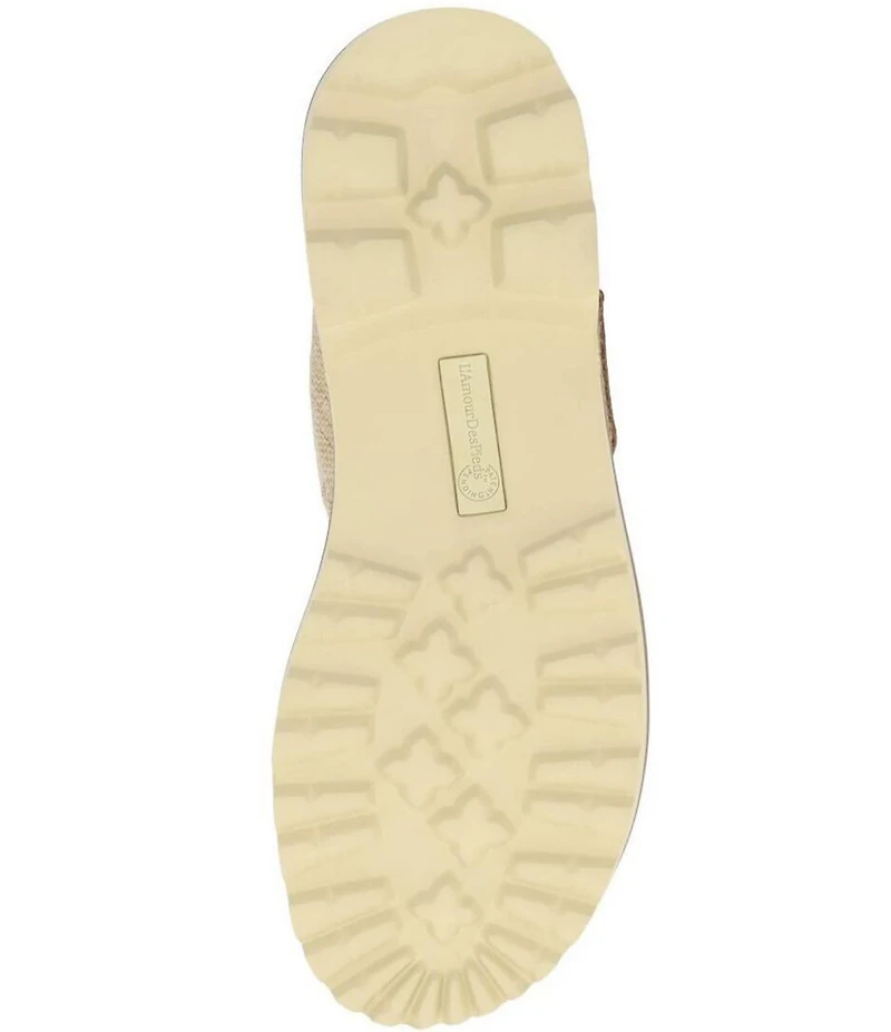 L'Amour Des Pieds Delphina Linen Sandals