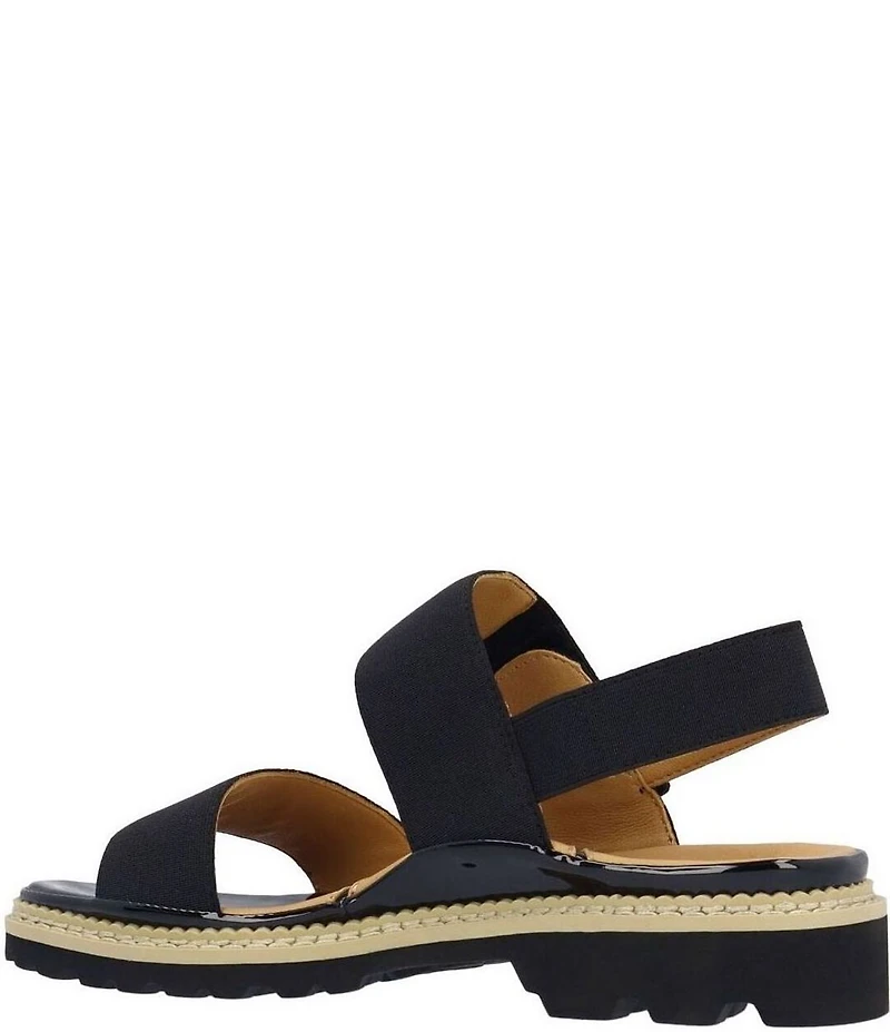 L'Amour Des Pieds Delphina Stretch Elastic Sandals
