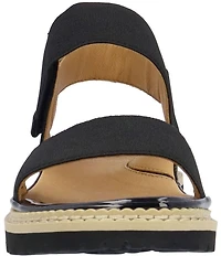 L'Amour Des Pieds Delphina Stretch Elastic Sandals