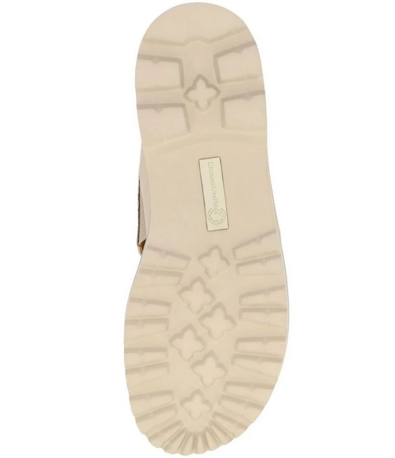 L'Amour Des Pieds Deryn Leather Slide Sandals