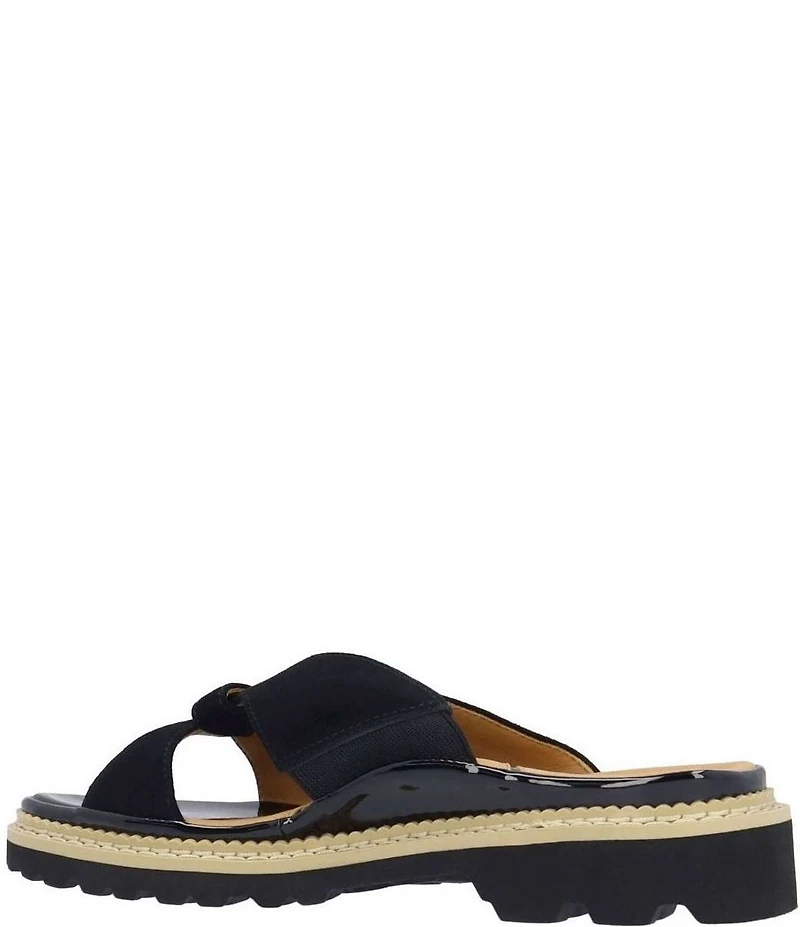 L'Amour Des Pieds Deryn Suede Slide Sandals