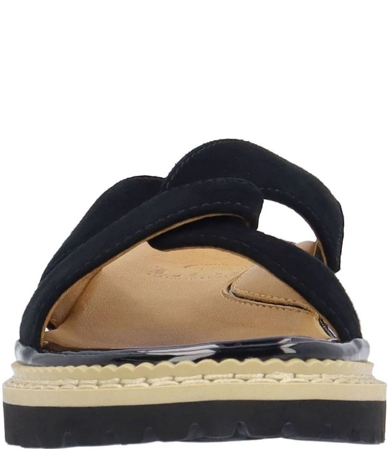 L'Amour Des Pieds Deryn Suede Slide Sandals