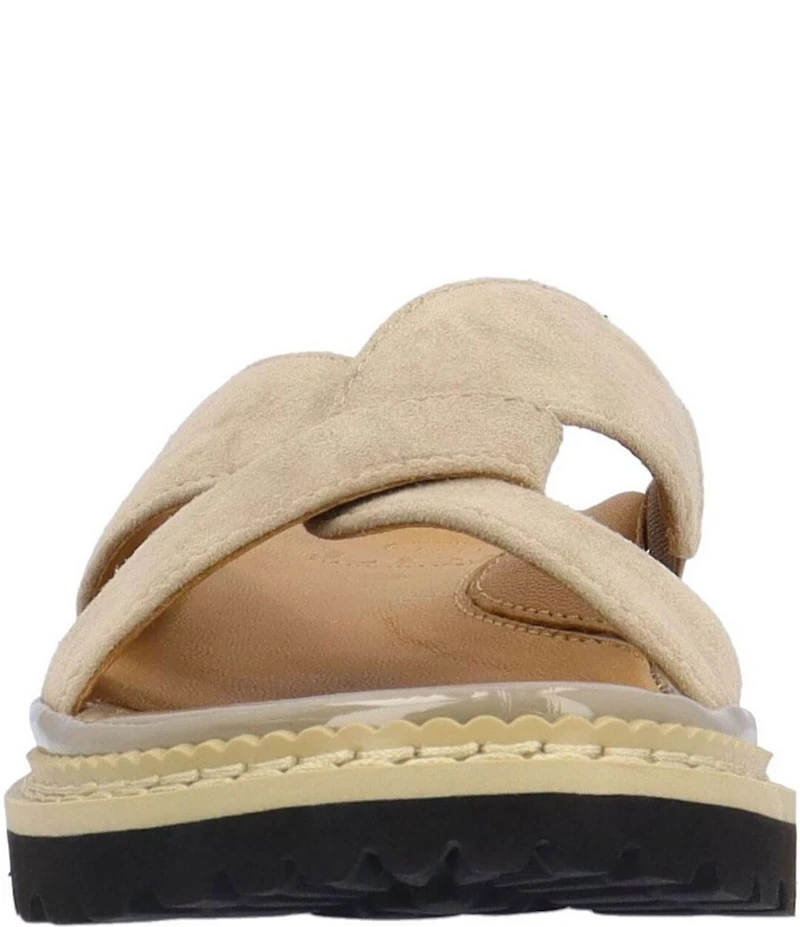 L'Amour Des Pieds Deryn Suede Slide Sandals