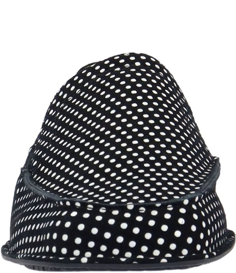 L'Amour Des Pieds Falira Dot Print Leather Driver Loafers