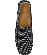 L'Amour Des Pieds Falira Dot Print Leather Driver Loafers
