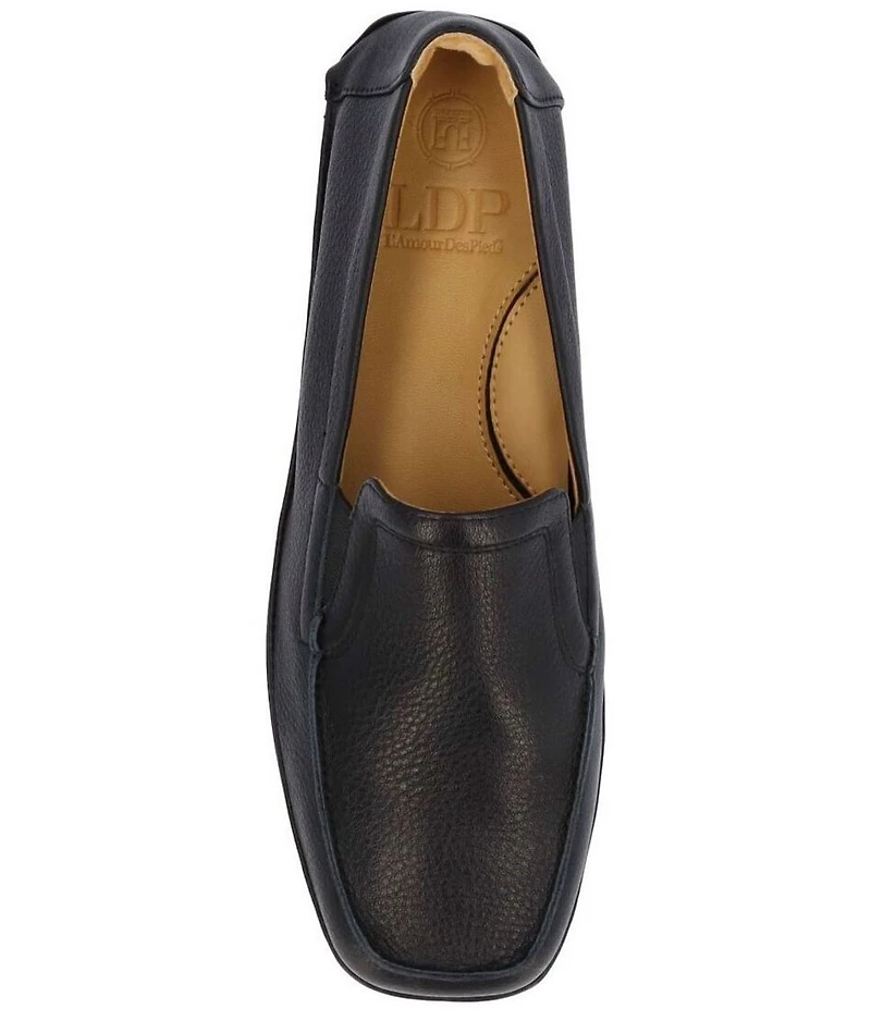 L'Amour Des Pieds Falira Leather Driver Flats