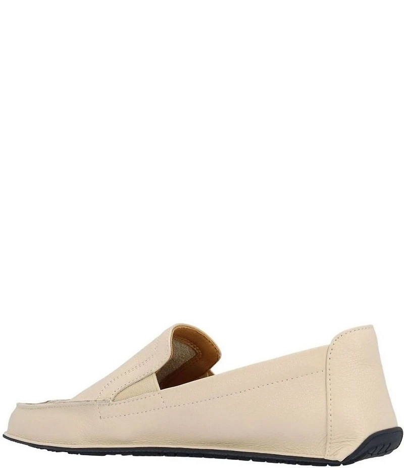 L'Amour Des Pieds Falira Leather Driver Loafers