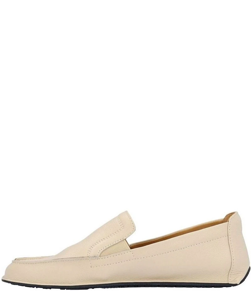 L'Amour Des Pieds Falira Leather Driver Loafers