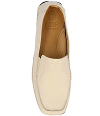 L'Amour Des Pieds Falira Leather Driver Loafers