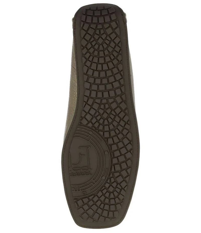 L'Amour Des Pieds Falira Leather Driver Flats