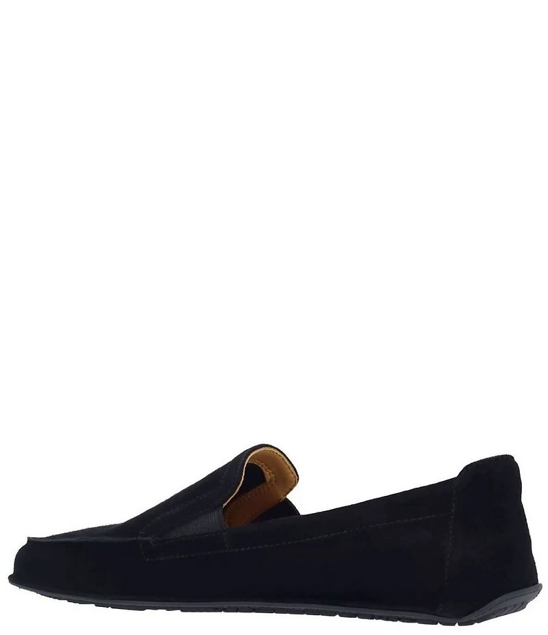 L'Amour Des Pieds Falira Suede Driver Loafers