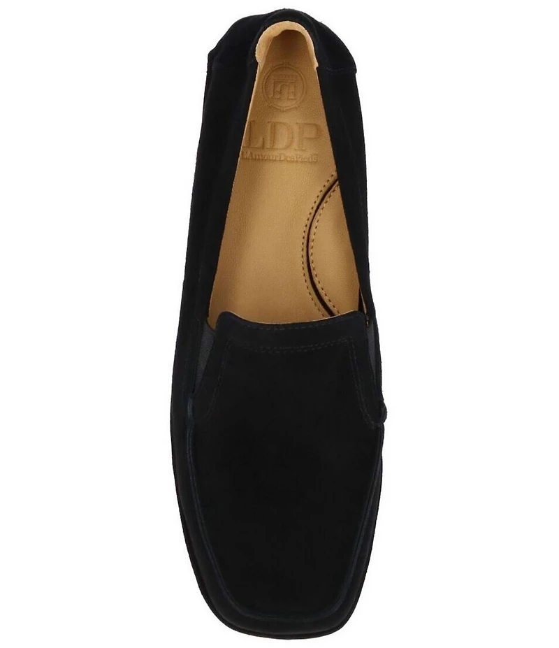 L'Amour Des Pieds Falira Suede Driver Loafers