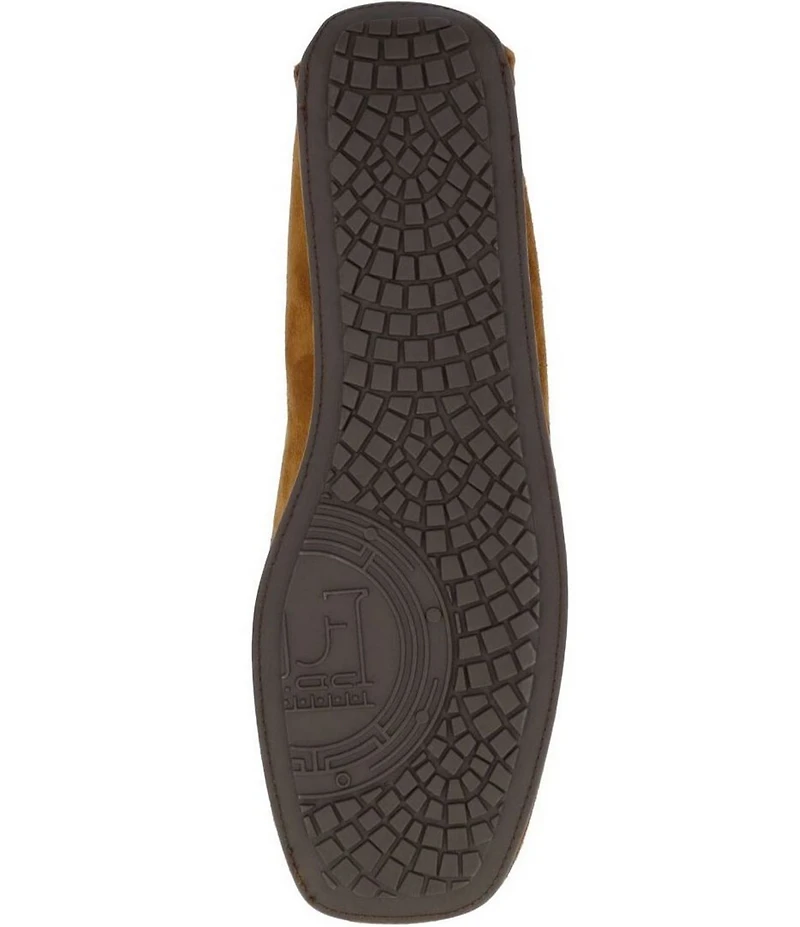 L'Amour Des Pieds Falira Suede Driver Loafers