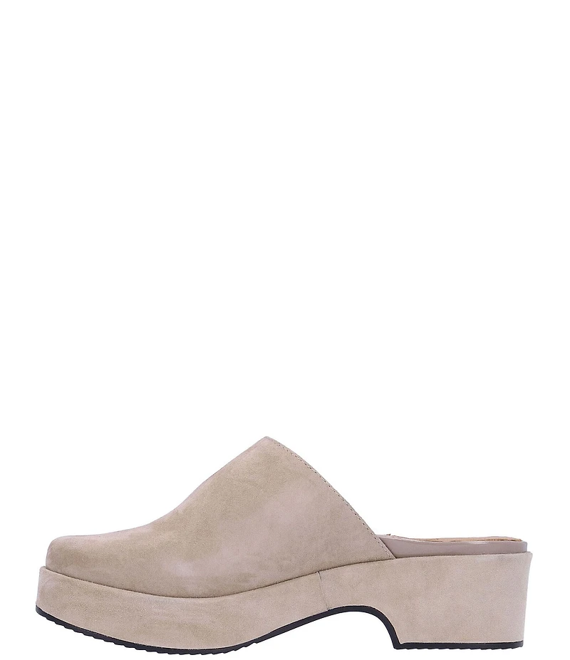 L'Amour Des Pieds Galana Suede Clogs