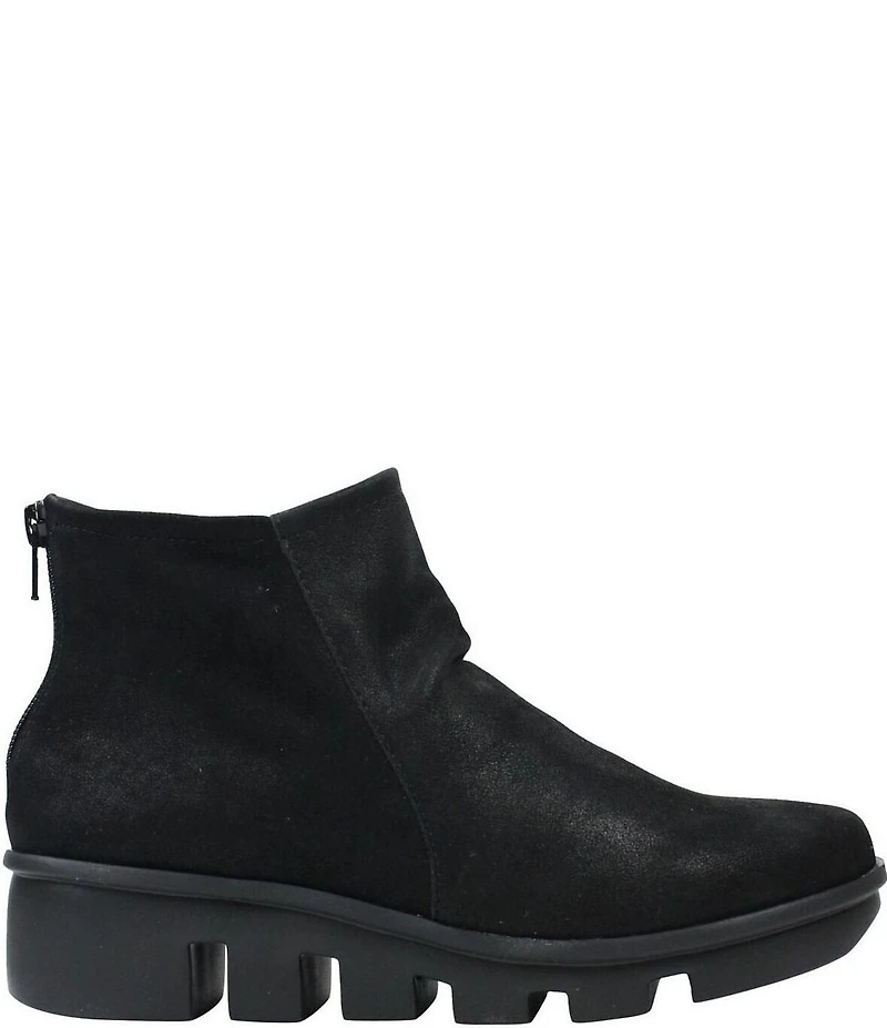 L'Amour Des Pieds Hadirat Distressed Leather Ankle Booties