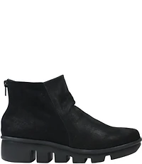 L'Amour Des Pieds Hadirat Distressed Leather Ankle Booties