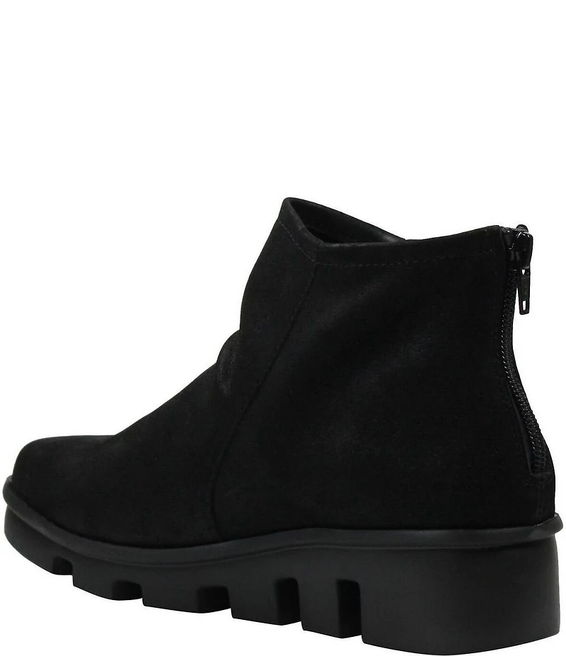 L'Amour Des Pieds Hadirat Distressed Leather Ankle Booties