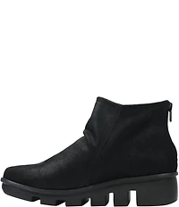 L'Amour Des Pieds Hadirat Distressed Leather Ankle Booties