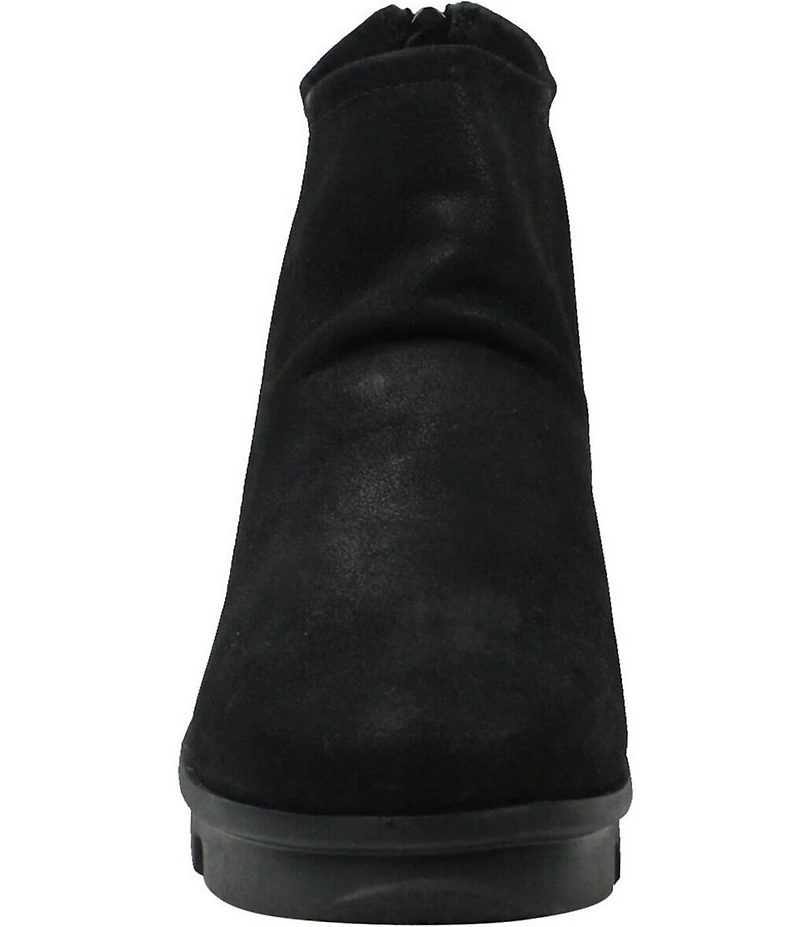 L'Amour Des Pieds Hadirat Distressed Leather Ankle Booties