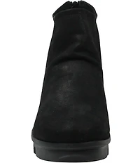 L'Amour Des Pieds Hadirat Distressed Leather Ankle Booties