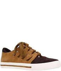 L'Amour Des Pieds Kanav Suede Cut-Out Sneakers