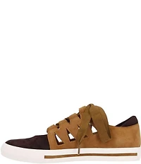 L'Amour Des Pieds Kanav Suede Cut-Out Sneakers