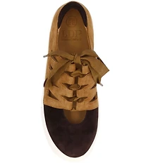 L'Amour Des Pieds Kanav Suede Cut-Out Sneakers