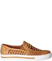 L'Amour Des Pieds Karsha Woven Leather Slip On Sneakers