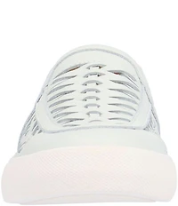 L'Amour Des Pieds Karsha Woven Leather Slip On Sneakers