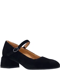 L'Amour Des Pieds Katriel Suede Mary Jane Pumps