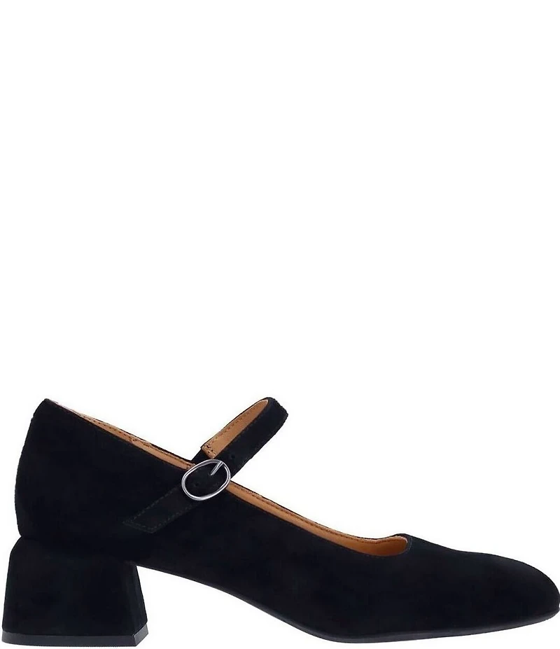L'Amour Des Pieds Katriel Suede Mary Jane Pumps