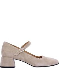 L'Amour Des Pieds Katriel Suede Mary Jane Pumps