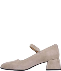 L'Amour Des Pieds Katriel Suede Mary Jane Pumps
