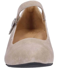 L'Amour Des Pieds Katriel Suede Mary Jane Pumps
