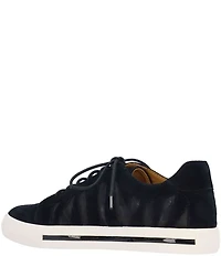 L'amour Des Pieds Keaton Suede and Mesh Lace Up Sneakers